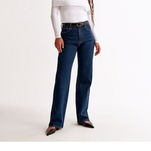 Abercrombie & Fitch Dark Blue Straight Jeans